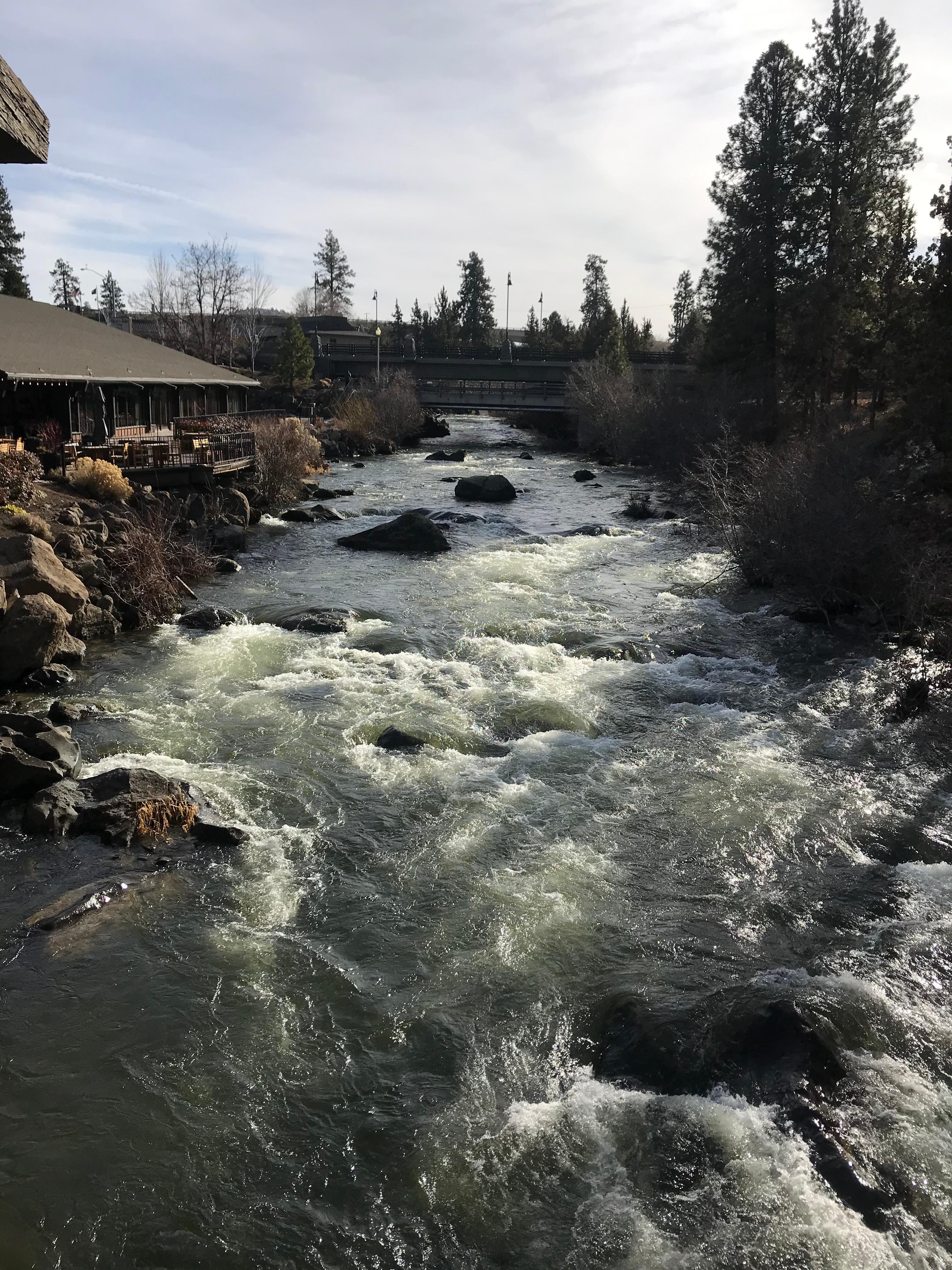 The Deschutes River in Bend, Oregon